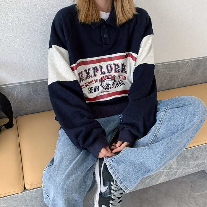 90's Explorer Sweatshirt-Sweatshirts-Streetwear Society Aesthetic Clothes