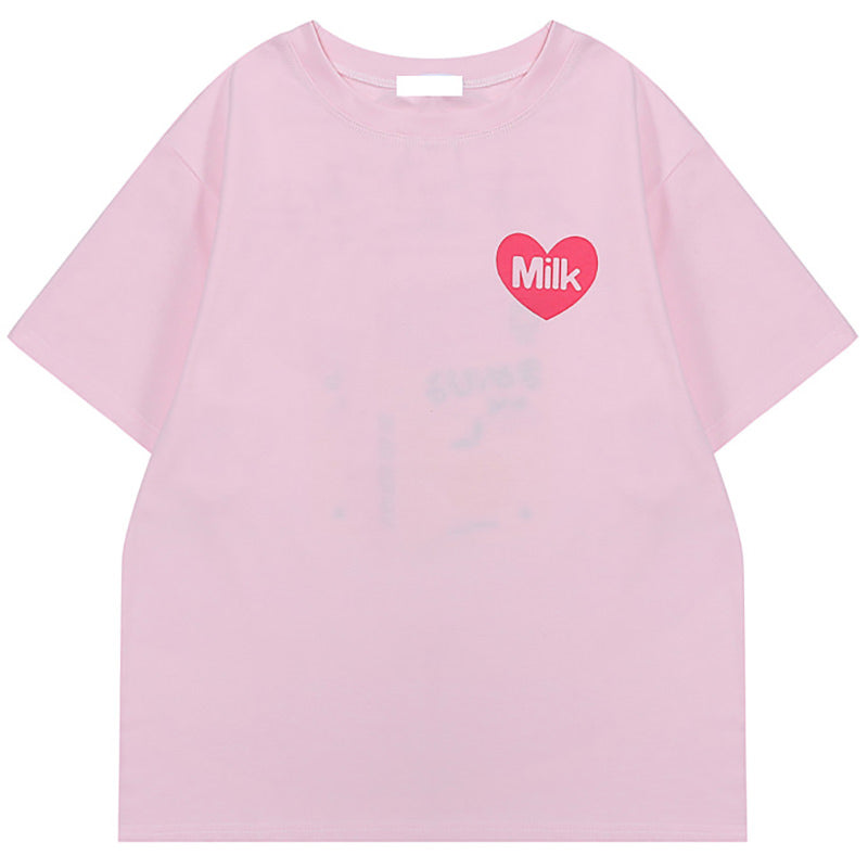 Aesthetic Milk T-Shirt-T-Shirts-streetwear-society-aesthetic-clothes