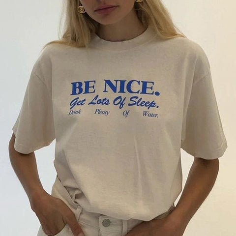 Be Nice T-Shirt-T-Shirts-streetwear-society-aesthetic-clothes