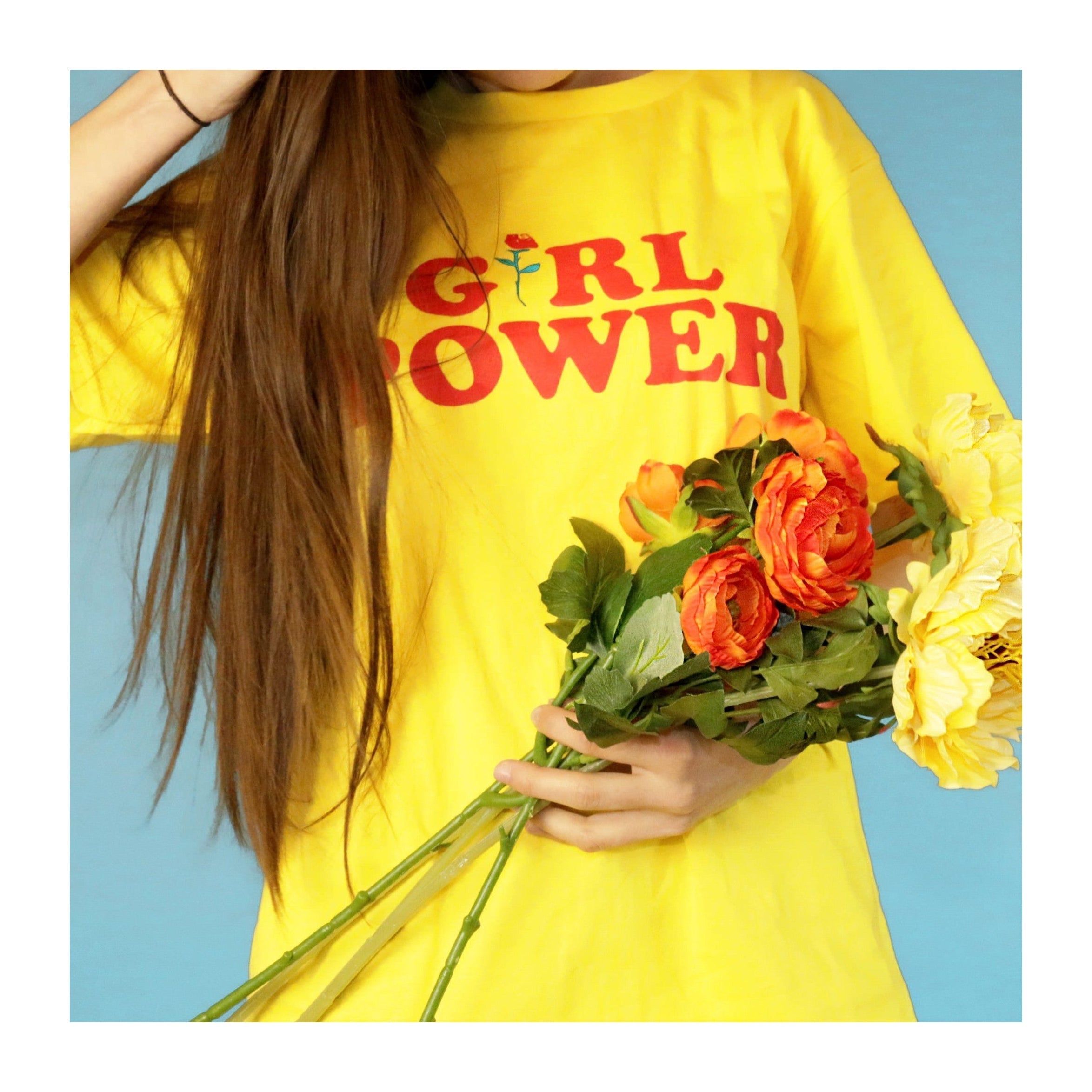 Girl Power T-Shirt-T-Shirts-streetwear-society-aesthetic-clothes