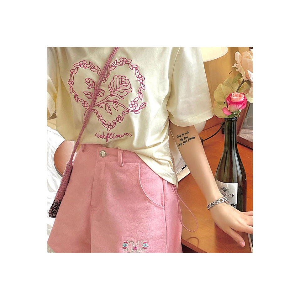 La Vie en Rose T-Shirt-T-Shirts-streetwear-society-aesthetic-clothes