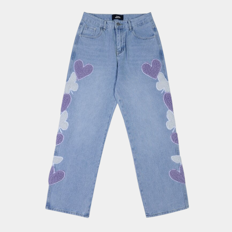 'Love flys' Jeans-Streetwear Society