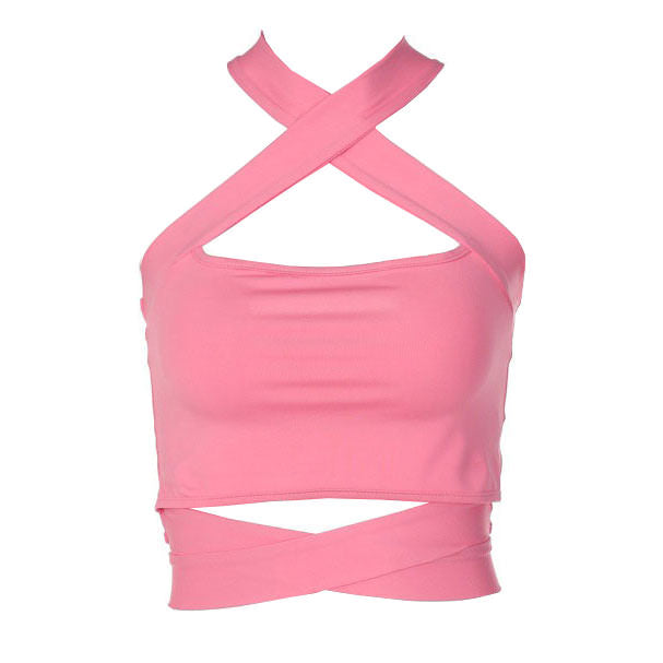 Pure Blushin Tie Top-Tops-streetwear-society-aesthetic-clothes