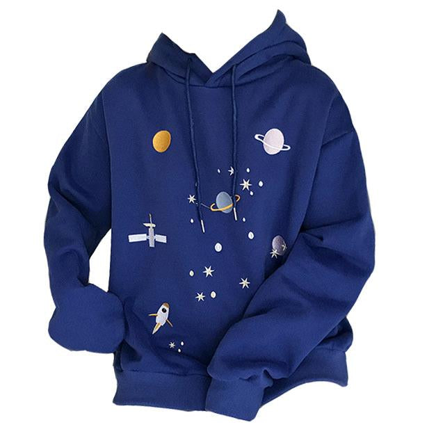 Space Research Hoodie-Sweatshirts-Streetwear Society Aesthetic Clothes