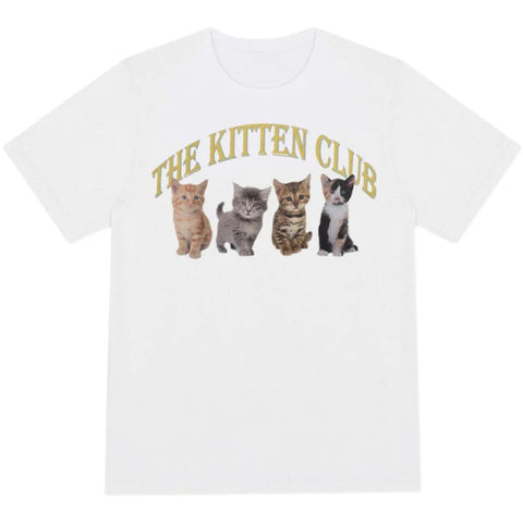 The Kitten Club T-Shirt 🐱-T-Shirts-streetwear-society-aesthetic-clothes