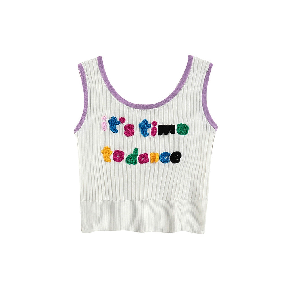 Time To Dance Tank Top-Tops-streetwear-society-aesthetic-clothes